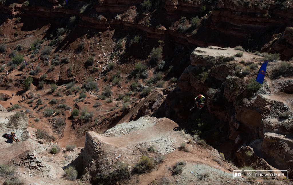 The first of Brenden's canyon gaps.