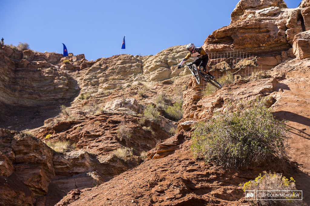 Gully on stage two of his double drop.
