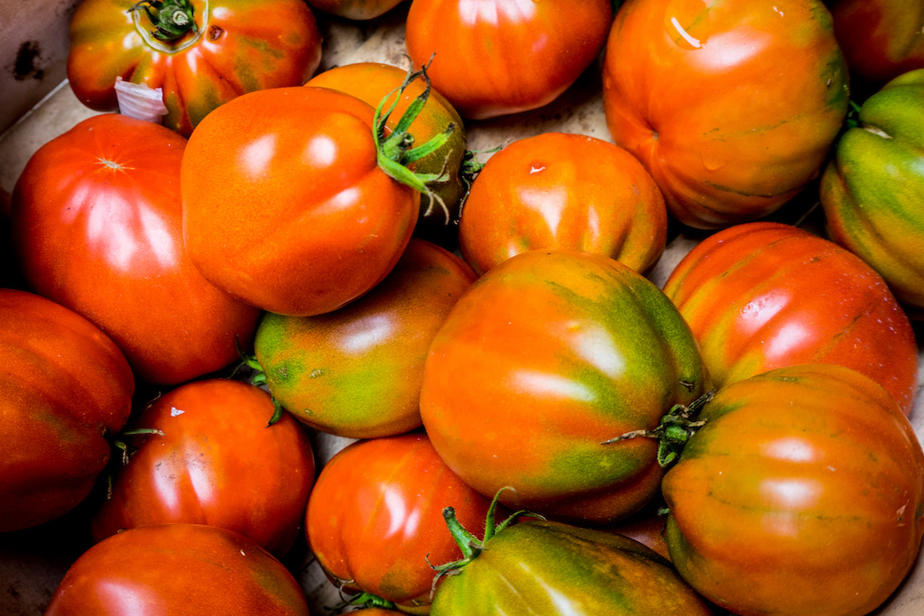 There is nothing outside of pasta more quintesentially Italian than the humble tomato. Here they are best you will probably ever taste. Not genetically modifed, grown with love in the hot Italian sun.