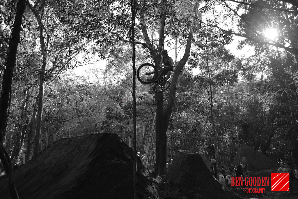 All the riders where shredding at Gravitate Dirt Jump Jam.