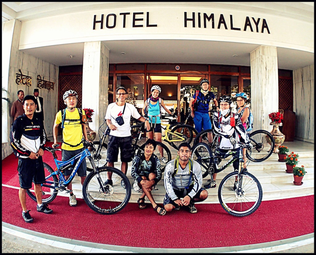Starting point of Ride 1 - Hotel Himalaya, Kathmandu