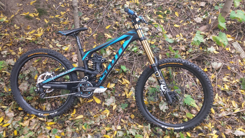 New fork and tyres.