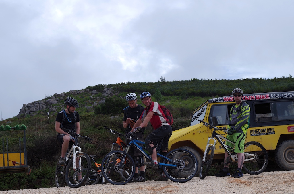 Shuttle runs on holiday with, The Mountain Bike Adventure. Up in the mountain range behind Lagos.