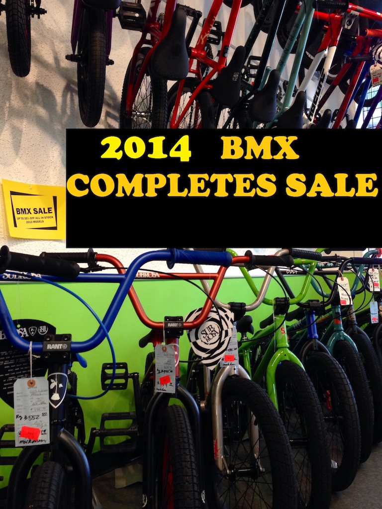 2014 BMX year end CLEAROUT SALE
