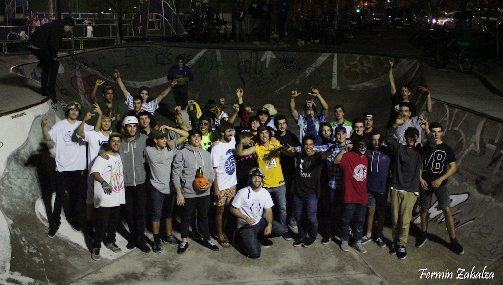 Afro Trails Halloween Jam 2014.  
Photo by Fermin Zabalza.  AfroTrailsClothing.blogspot.com