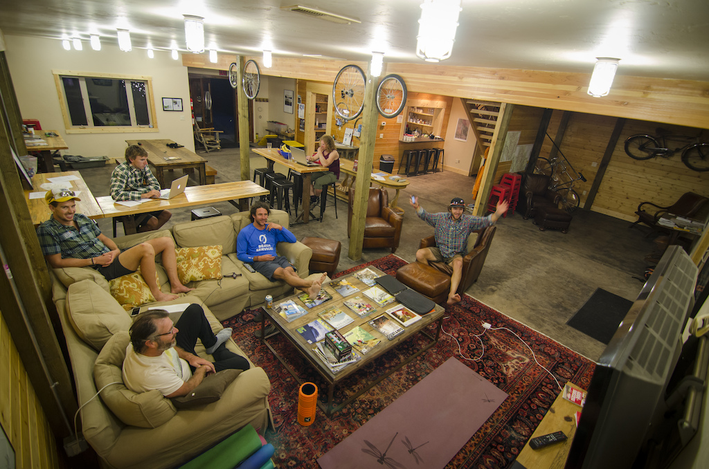 Common Area At The Whitefish Bike Retreat's Bunk Lodge