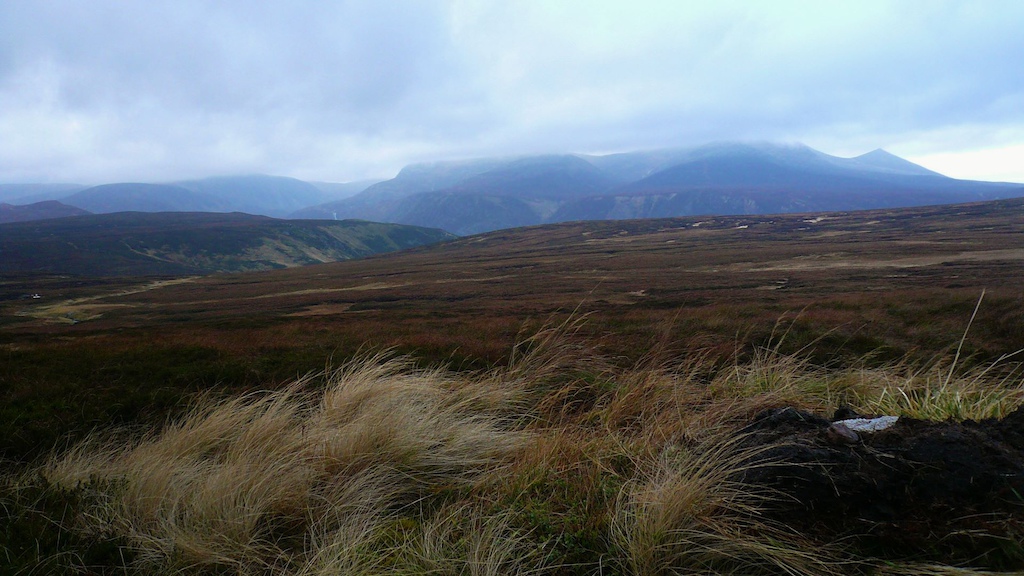 Lochnagar in cloud.
