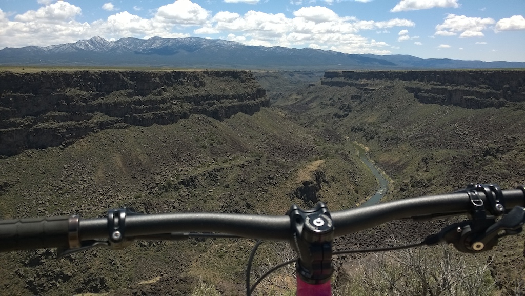 View at the Rio Grande Gorge near Taos ,NM