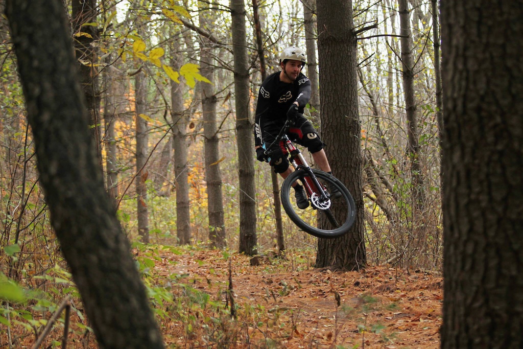 Riding at the pines. Adam Robbins photo cred