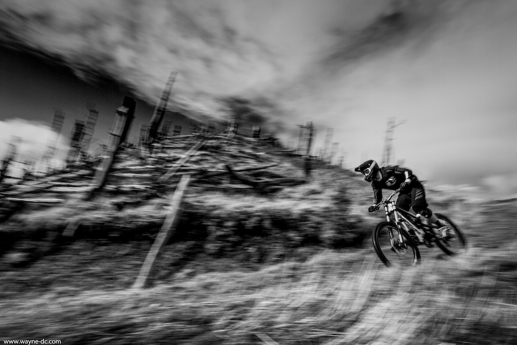 Pan shot at 11mm, whole feel of the burnt out hill and the sky do it for me