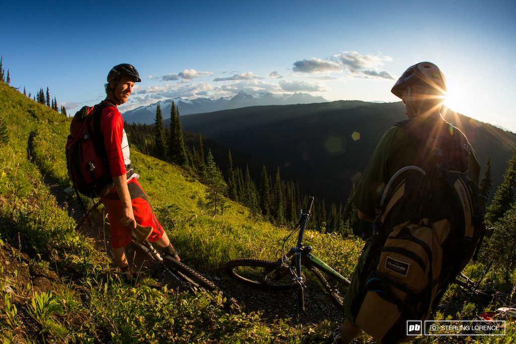 Matt Hunter and Andrew Shandro in Revelstoke, British Columbia, Canada