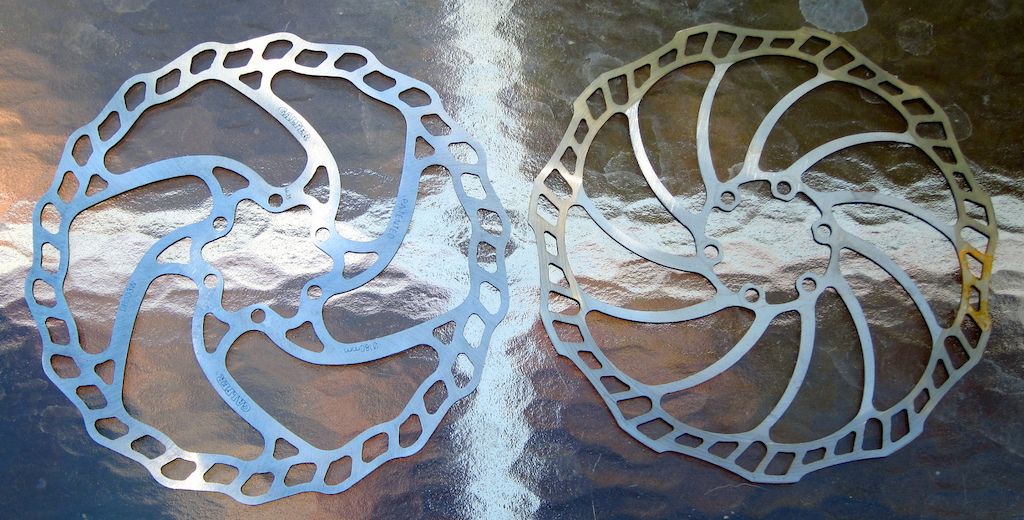Galfer Bicycle Wave rotor  compared to Magura 2014