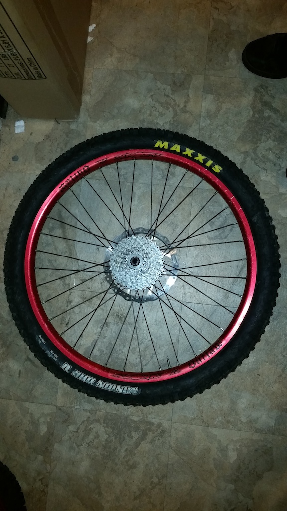 Rear wheel, azonic outlaw, 10-34 cassette