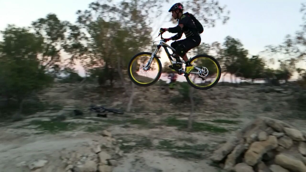 Jumping in La Cabra with the Capra