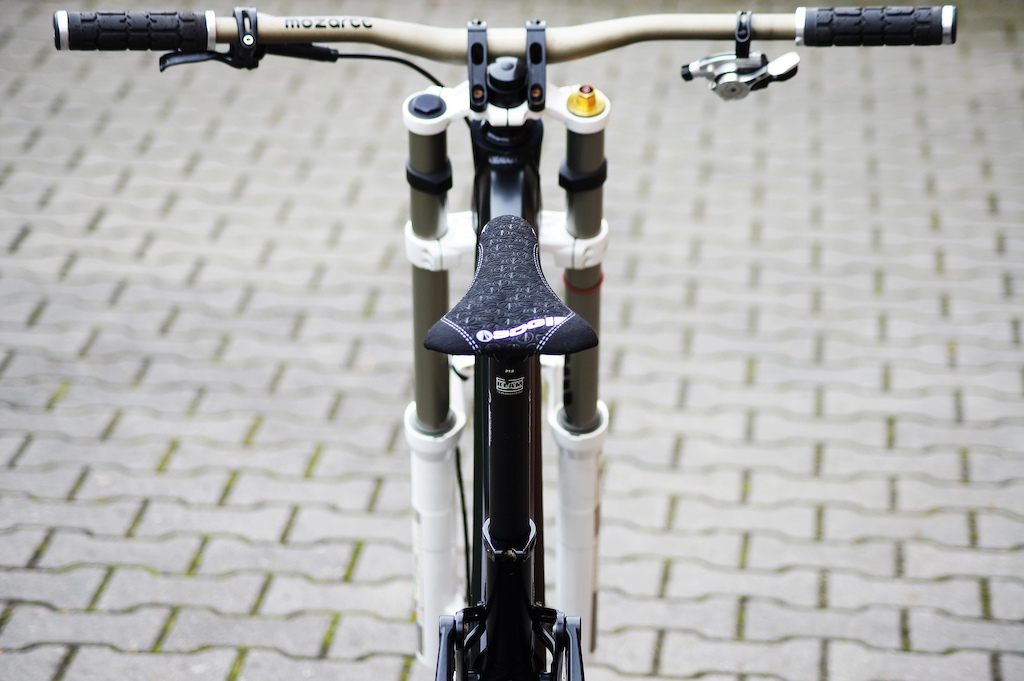 Rear brake to go.
