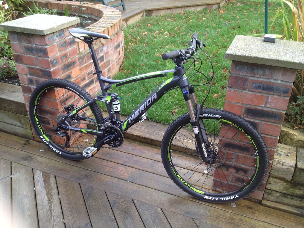 2014 BRAND SPANKING NEW MERIDA ONE TWENTY 500D FULL SUSPENSION BI