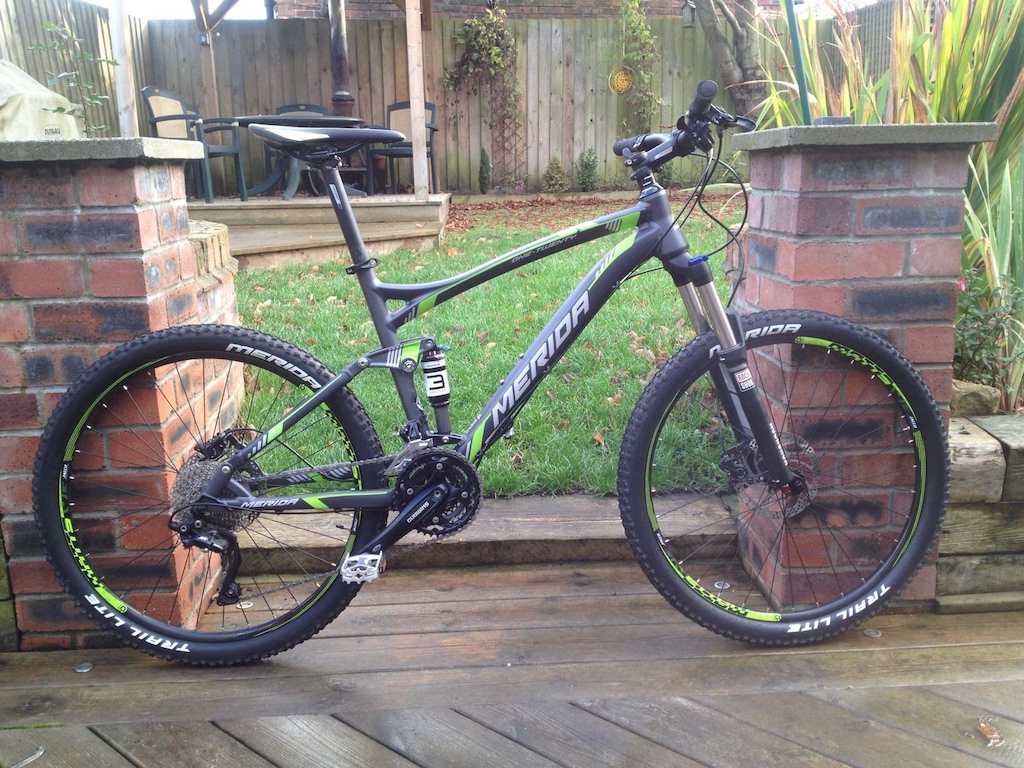 2014 BRAND SPANKING NEW MERIDA ONE TWENTY 500D FULL SUSPENSION BI