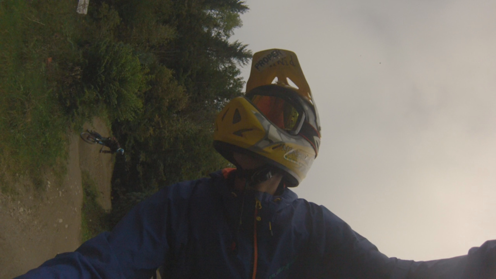 I used the handlebarmount for the gopro first time in samerberg :D looks nice isn´t it ?