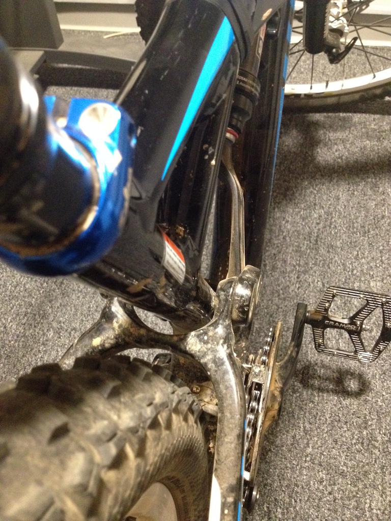 Frame clearance with Rock Shox Monarch RC3 with autosag and 64mm stroke