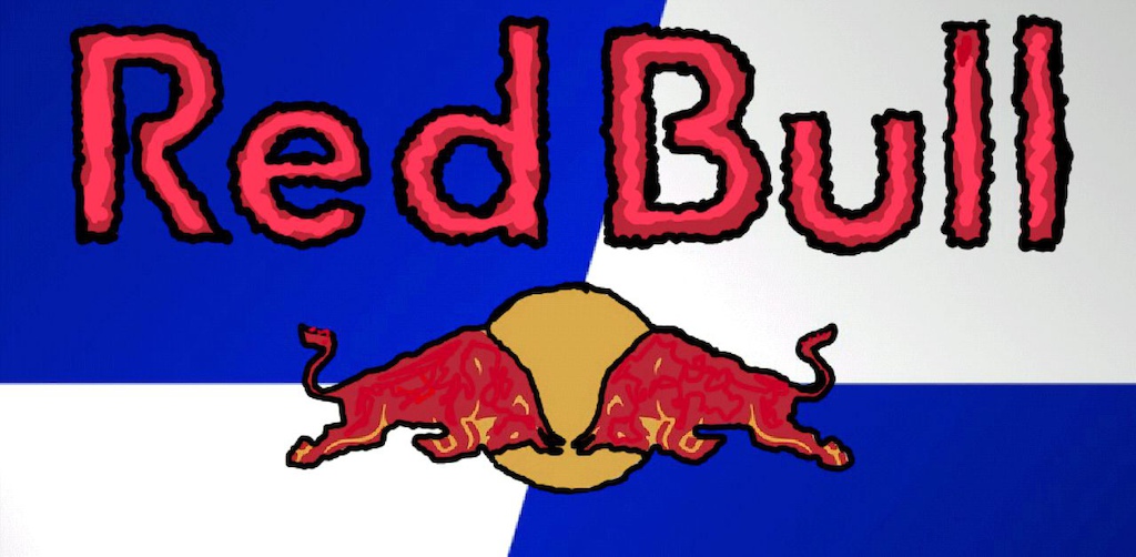 Red bull sticker