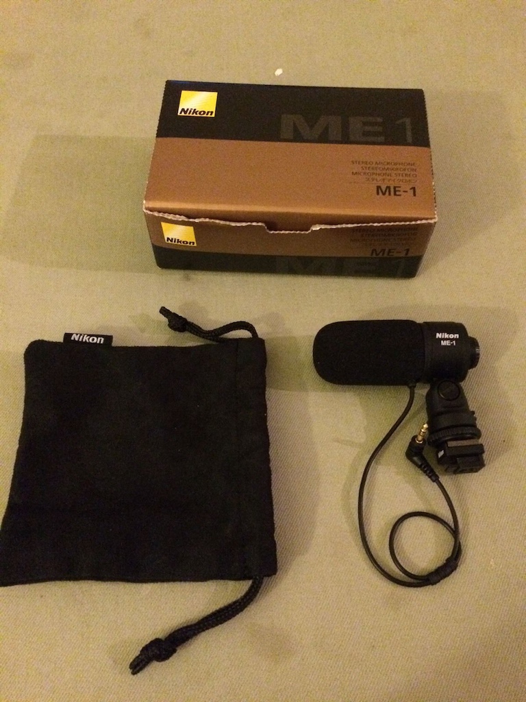 2014 Nikon ME-1 Stereo Shotgun Wired Microphone DSLR/Camcorder