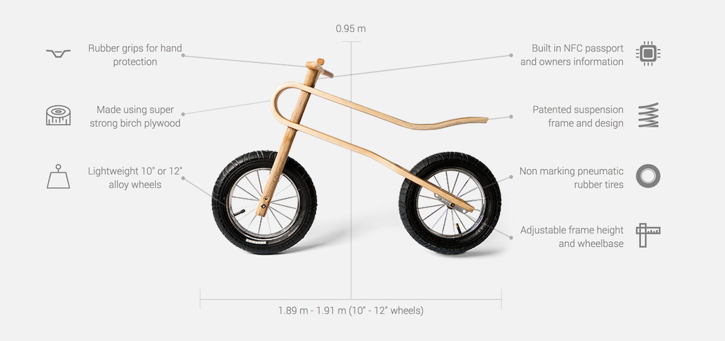Head over and pledge your support on our kickstarter page: https://www.kickstarter.com/projects/1283642724/zumzum-the-coolest-balance-bike-with-natural-suspe