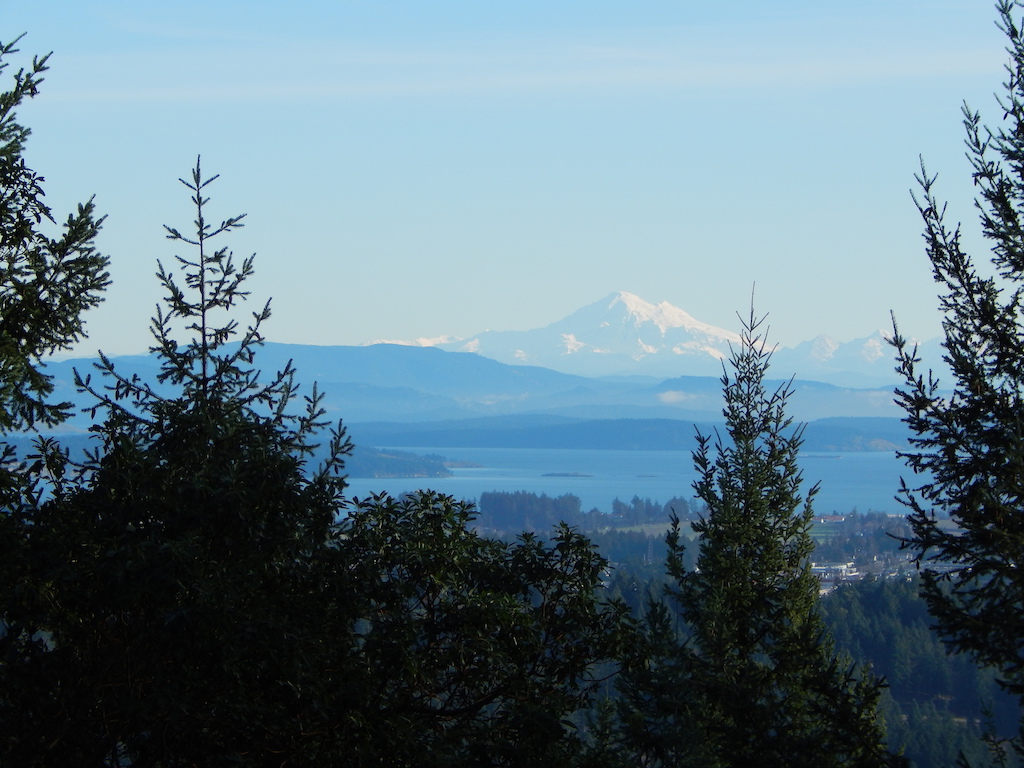 Mt. Baker and Victoria in the foreground.