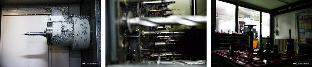 The production of Formula brakes.