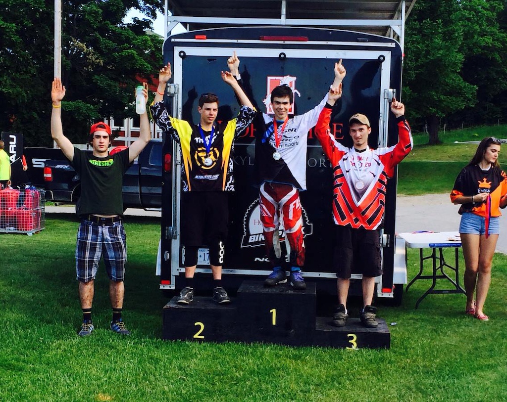 1 st place podium from Ontario cup #3 at Horseshoe Valley