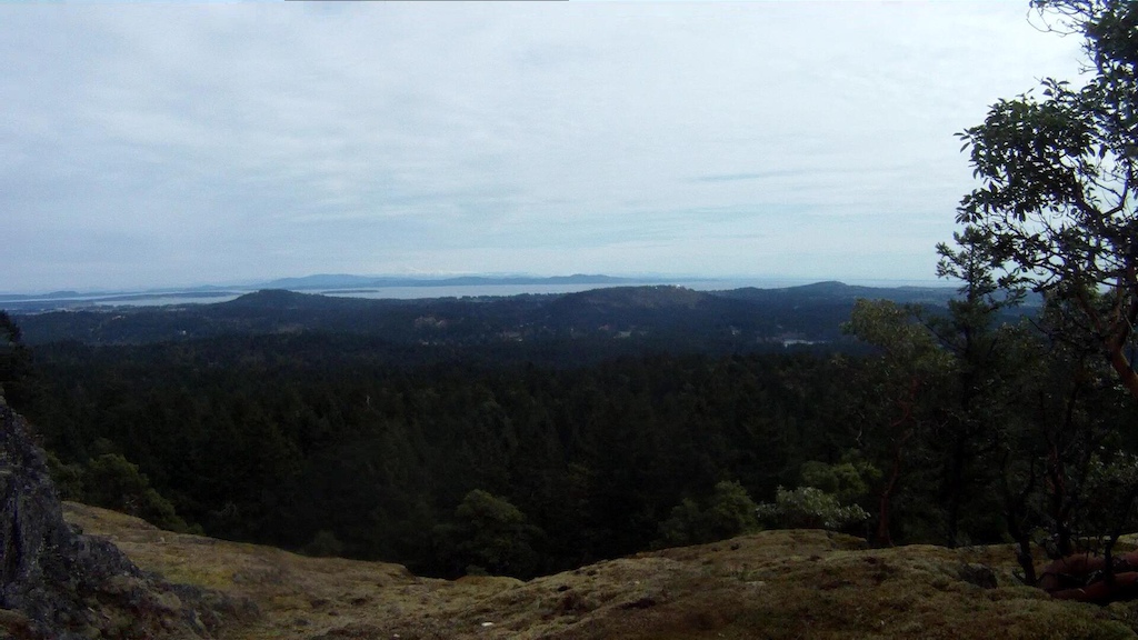 Best viewpoint in Hartland. Looking west to Gulf Islands
