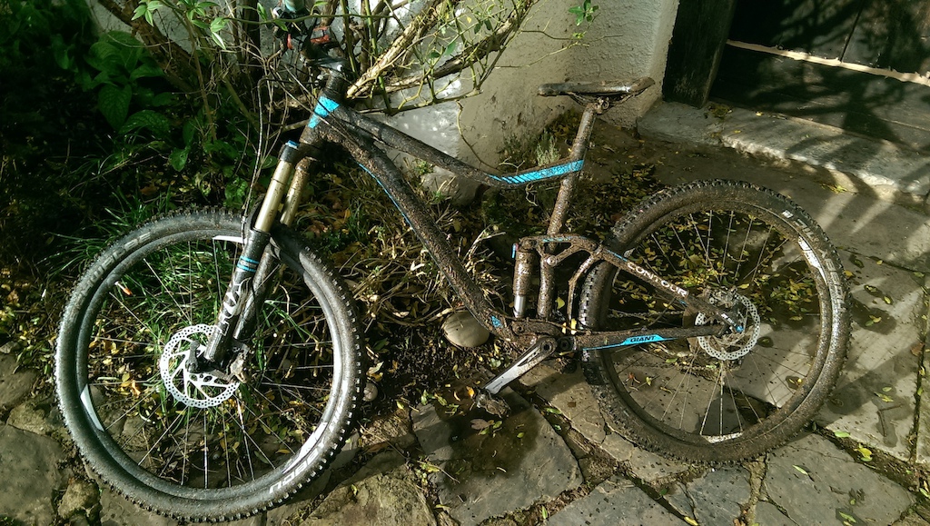 Home at last after a muddy days riding