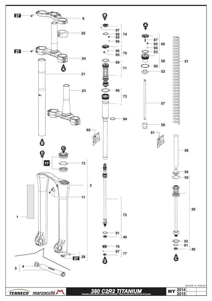 Marzocchi 380 C2R2 fork diagram