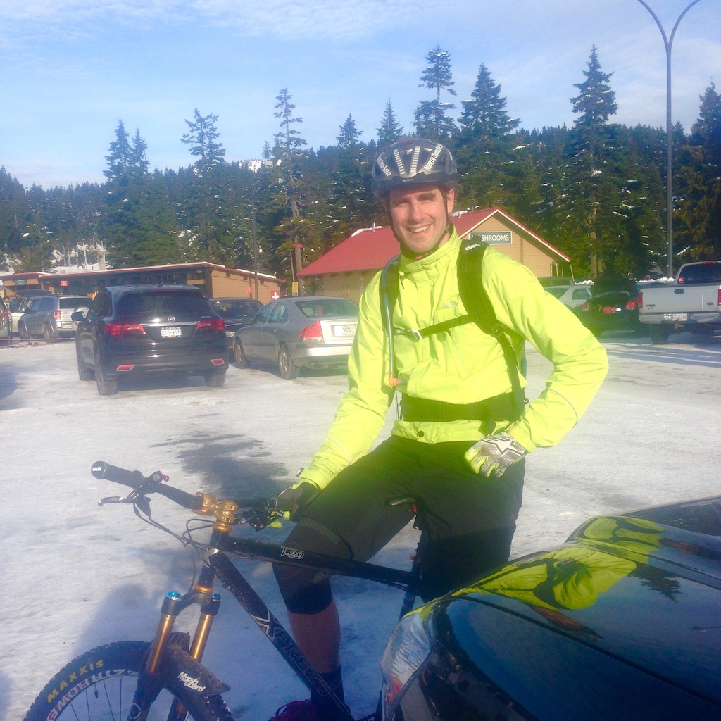 bike to ski day - not a bad way to start 2015