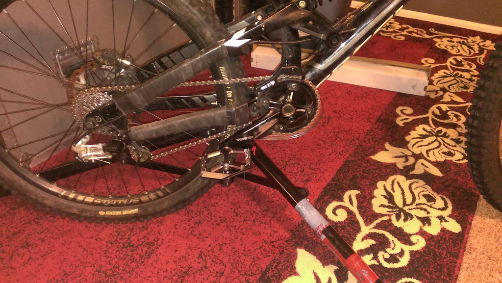 Thanks to an amazing byke shop, I bought a pair of shoes and brake pads for my wife and was able to give much needed love to my StatusII, off the books.
MRP G2 guide and bash guard, new 10 SPD KMC chain, new x7 10 SPD shifter, almost new XO short cage derailleur. Pedals where a throw in from another deal. Spikes. Oh and a new cassette

Thanks guys!