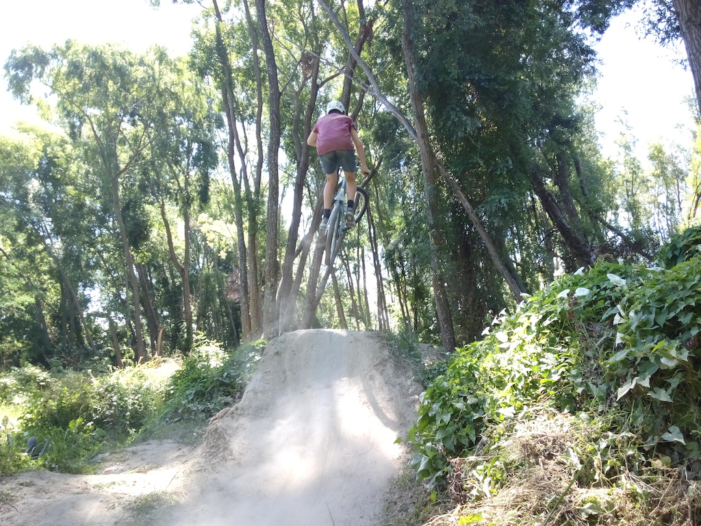 First time hitting dirt jumps :)