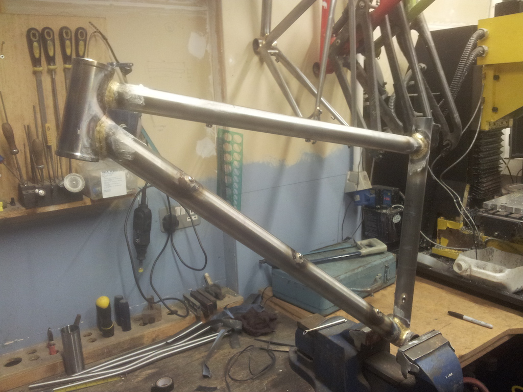 front triangle all brazed up