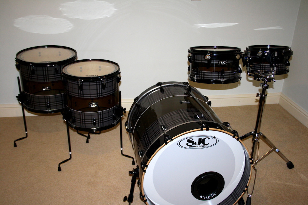 0 SJC Custom Shells Drum Kit