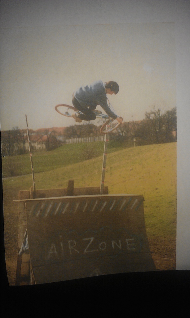 ME 30 YEARS AGO ON MY HOMEMADE RAMPS.STILL WEARING SCHOOL PANTS,HA.NO TIME TO CHANGE,