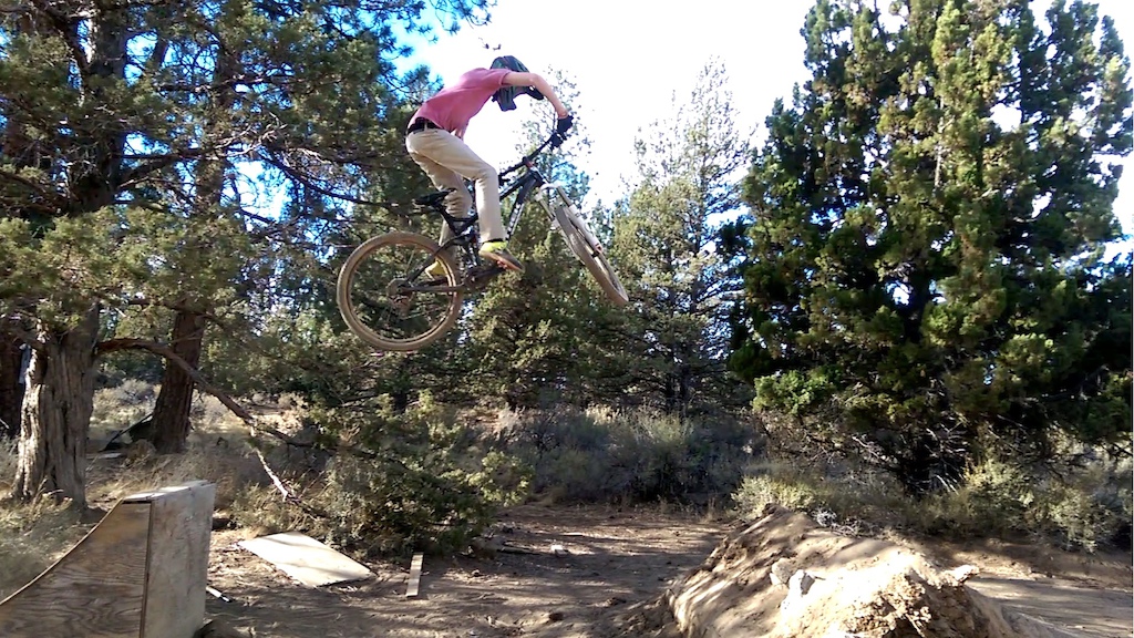 Jesse Polay dirt jumping.