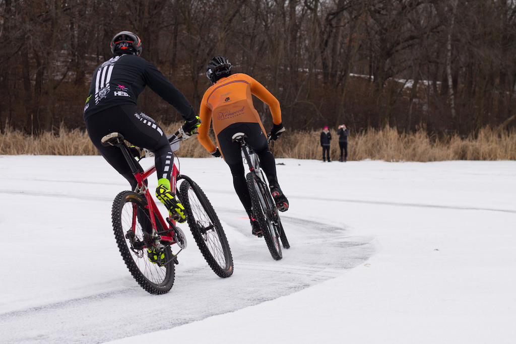 City of Lakes Loppet 2015 -- Ice bike race