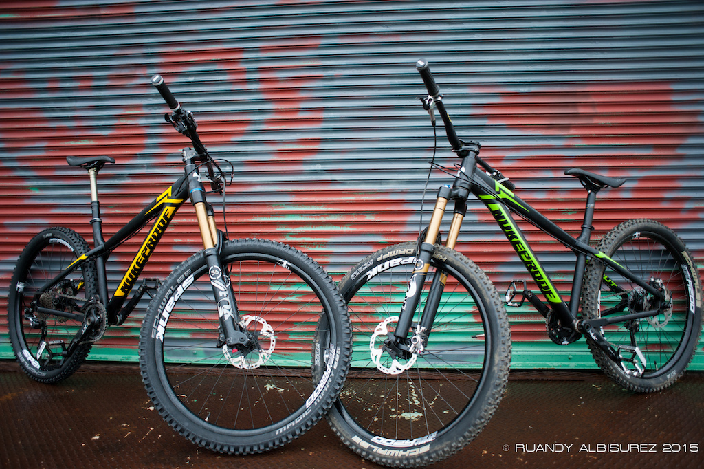 Nukeproof Scout custom builds from Hi-5 Bikes in Portland.