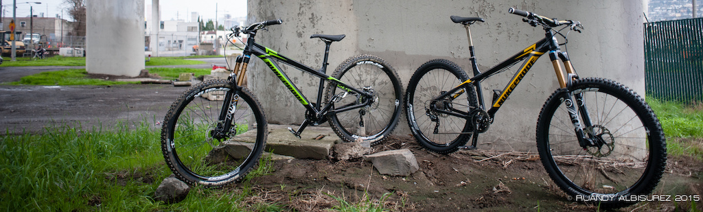 Nukeproof Scout custom builds from Hi-5 Bikes in Portland.