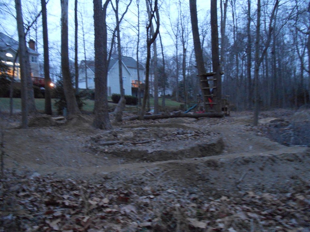 back of the berm