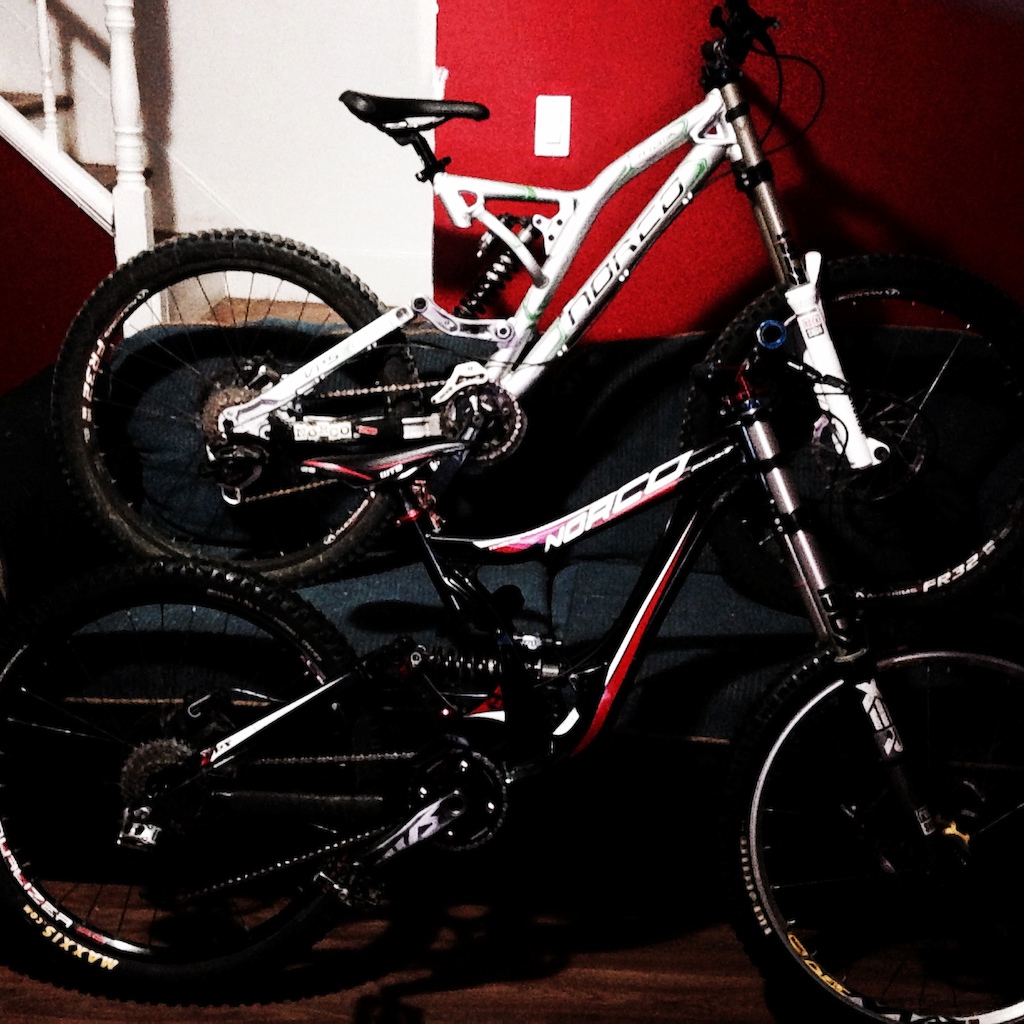 my old 2008nnorco ataomik and my newer 2011 Norco team dh