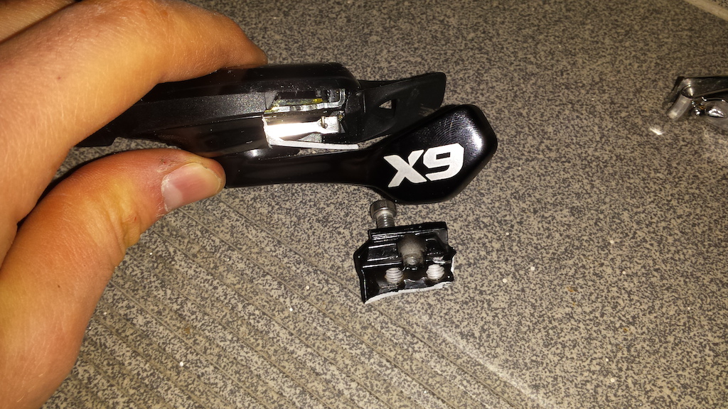 broken x9 shifter