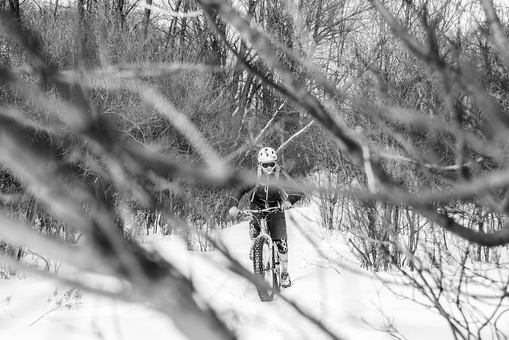 Adam Robbins fatbiking in the snowy woods and the frozen pond!
Jack Padega Photography.