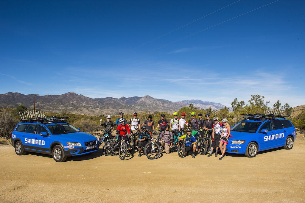 Riding the Palm Canyon Epic during day two of the Shimano Di2 XTR Press Launch.