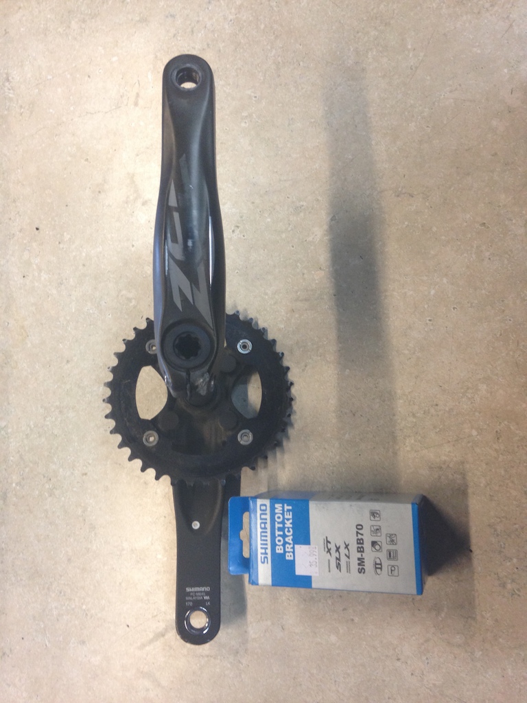 2014 Shimano Zee cranks 170mm with new 83mm bb