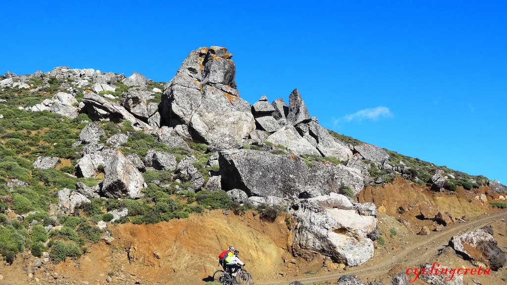 impressive rocks at Asterousia Mountains Crete
