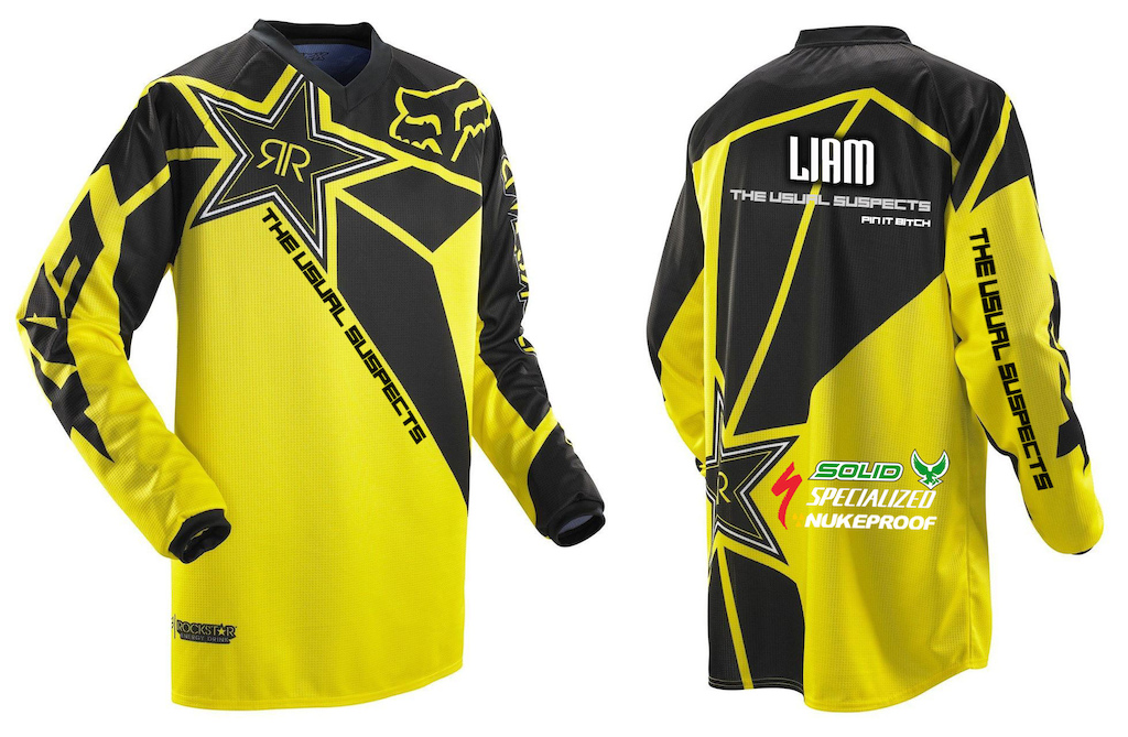 just an idea! find me some cool dh jerseys and get em printed up 'usual suspects' uplift boys, or when you guys race anything you got a team name and colours to show!?